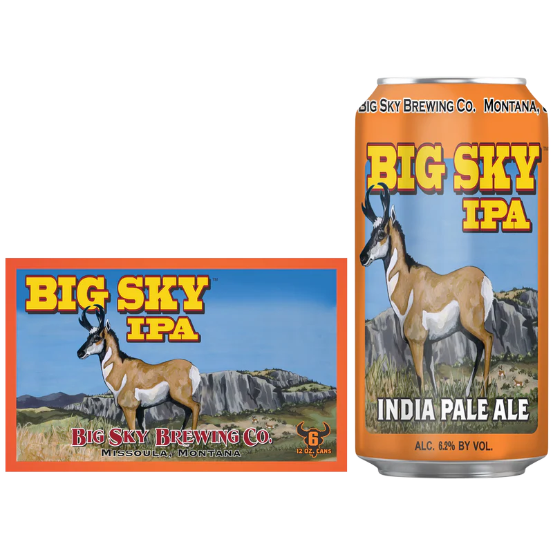 Big Sky Brewing Co. IPA Beer | (6)*355ML at CaskCartel.com