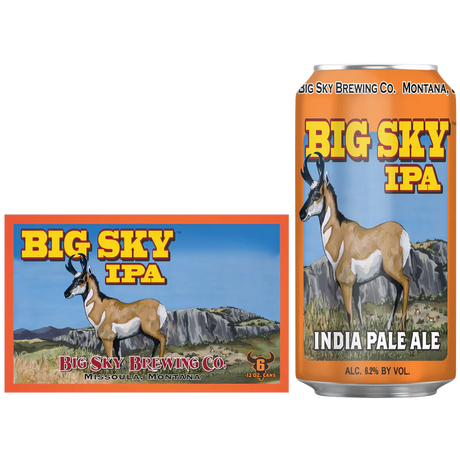 Big Sky Brewing Co. IPA Beer | (6)*355ML at CaskCartel.com