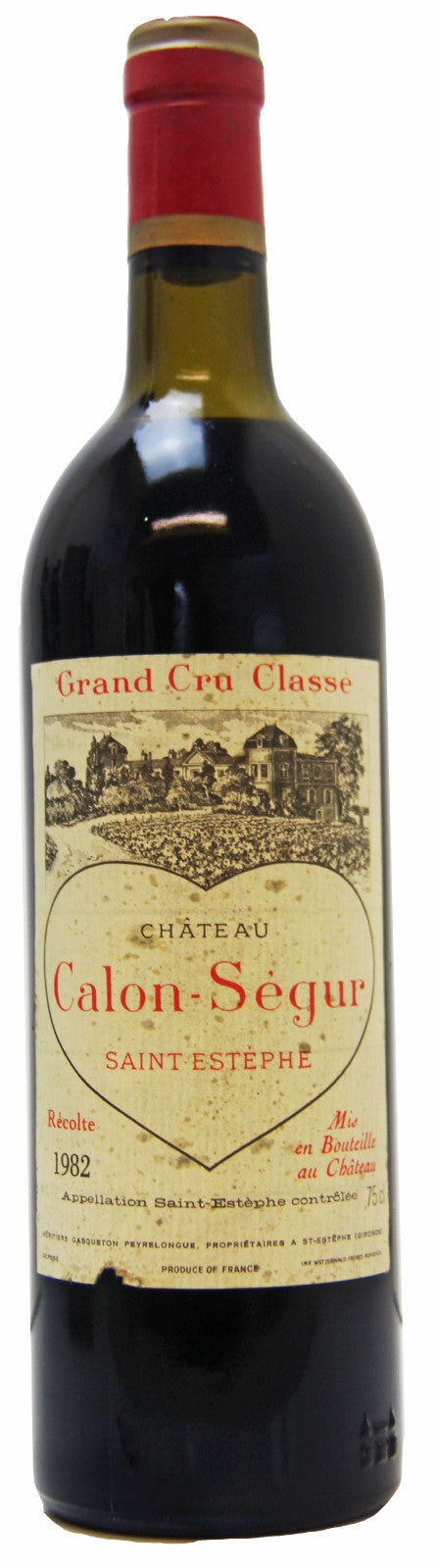 1982 | Chateau Calon-Segur | Saint-Estephe at CaskCartel.com