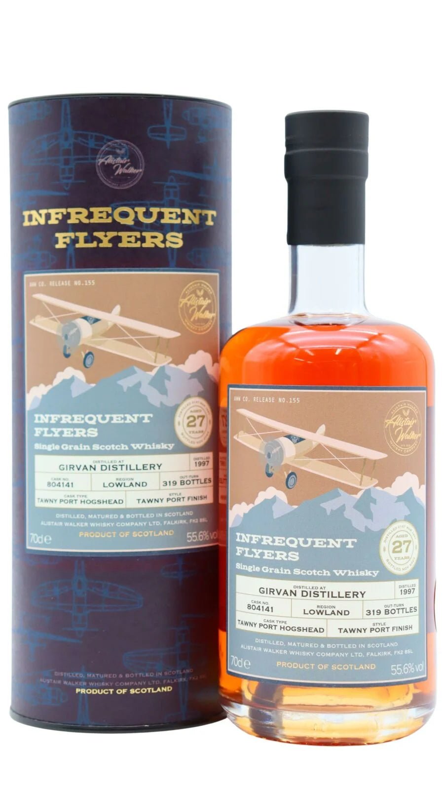 Girvan 27 Year Old 1997 Vintage Infrequent Flyers - Single Cask #804141 Single Grain Scotch Whisky | 700ML at CaskCartel.com