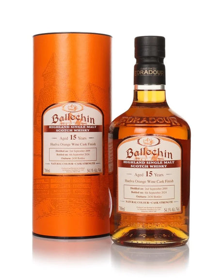 Ballechin 15 Year Old 2009 Orange Wine Cask Single Malt Scotch Whisky | 700ML at CaskCartel.com