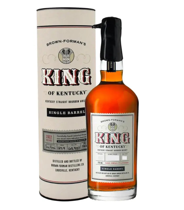 Brown Forman's King Of Kentucky 15 Year Old 2022 Release Single Barrel #22 127.8 Proof Kentucky Straight Bourbon Whiskey at CaskCartel.com