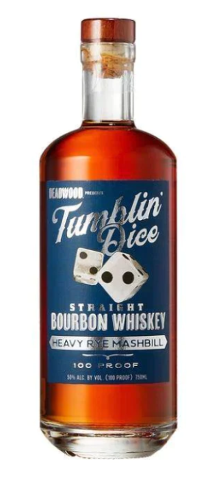 Deadwood Tumblin Dice 3 Year Old Heavy Rye Mashbill Straight Bourbon Whisky