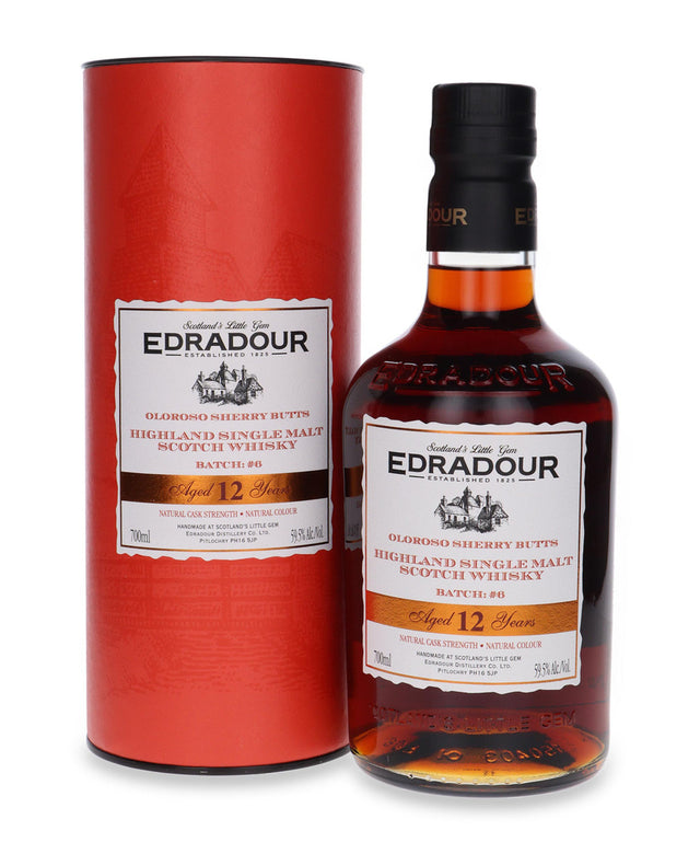 Edradour 12 Year Old Oloroso Sherry Butts Batch #6 Single Malt Scotch Whisky | 700ML at CaskCartel.com