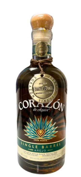 Corazon Single Barrel Anejo Aged in Buffalo Trace Bourbon Barrels at CaskCartel.com