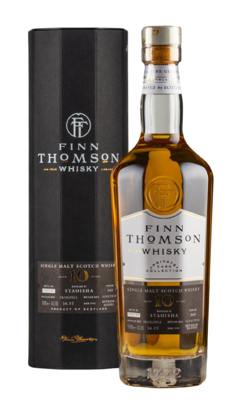 Staoisha Bunnahabhain 10 Year Old Finn Thomson 2013 Single Malt Scotch Whisky | 700ML at CaskCartel.com