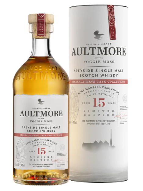 Aultmore 15 Year Old Ruby Marsala Cask Finish