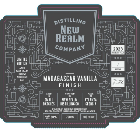 New Realm 4 Year Old Madagascar Vanilla Finish Bourbon Whiskey at CaskCartel.com