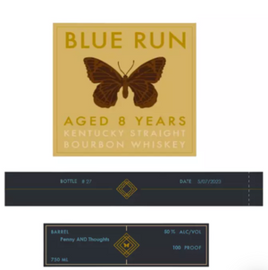 Blue Run Penny & Thoughts 8 Year Straight Bourbon Whisky at CaskCartel.com