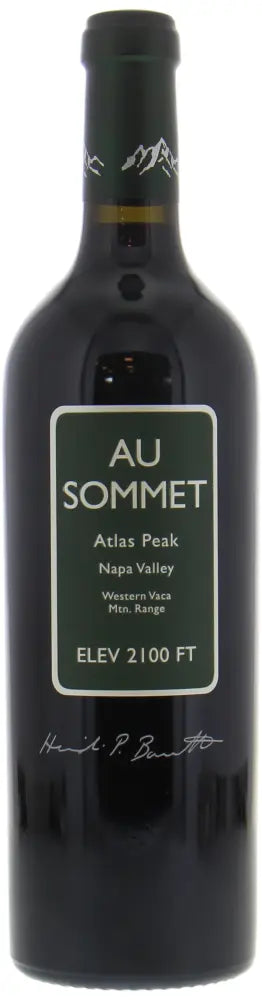 2021 | Au Sommet | Atlas Peak Cabernet Sauvignon at CaskCartel.com