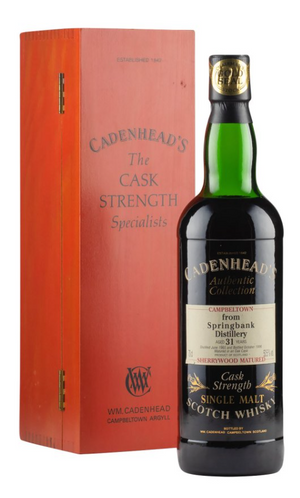 Springbank 31 Year Old Cadenhead's Authentic Collection 1965 Single Malt Scotch Whisky | 700ML at CaskCartel.com