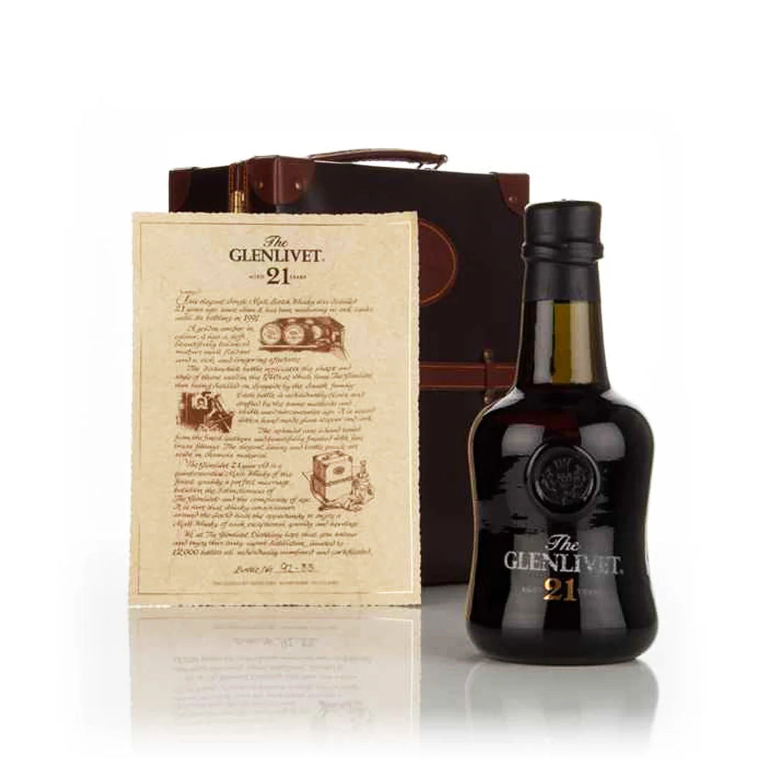 The Glenlivet 1970s 21 Year Old Limited Edition Leather Box at CaskCartel.com