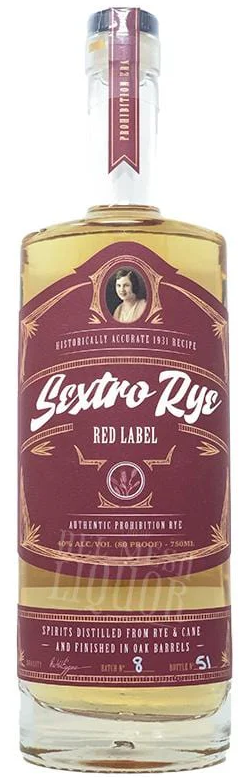 Sextro Red Label Rye Whiskey at CaskCartel.com