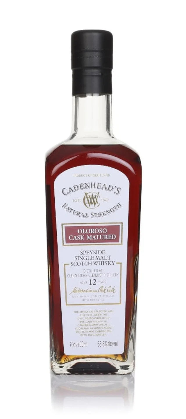 GlenAllachie 12 Year Old 2012 - Cadenhead's Natural Strength Single Malt Scotch Whisky | 700ML at CaskCartel.com