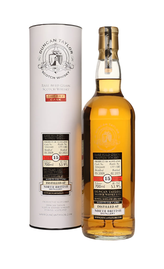 North British 15 Year Old 2009 Cask #5943449 - Rare Auld (Duncan Taylor) Grain Scotch Whisky | 700ML at CaskCartel.com