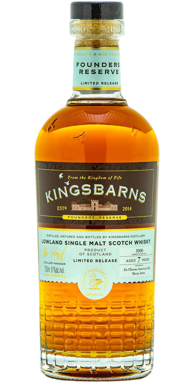 Kingsbarns Founders' Reserve 2022 Limited Release Single Malt Scotch Whisky | 700ML at CaskCartel.com
