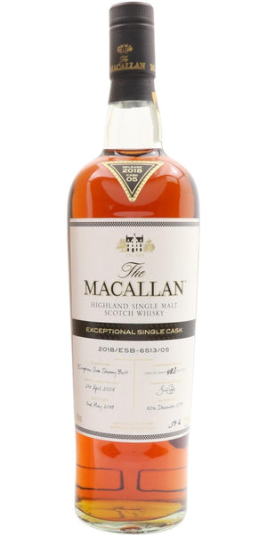 Macallan Exceptional Single Cask 2018/ESB - 6513/05 Single Malt Scotch Whisky at CaskCartel.com