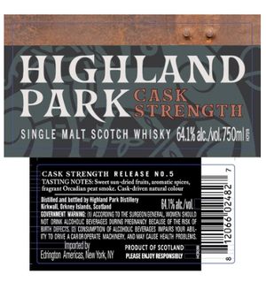Highland Park Cask Strength Release #5 Single Malt Scotch Whisky at CaskCartel.com