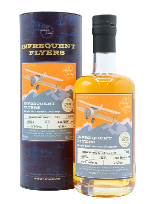 Bowmore Infrequent Flyers - Single Cask #803728 25 Year Old 1998 Vintage Single Malt Scotch Whisky | 700ML at CaskCartel.com