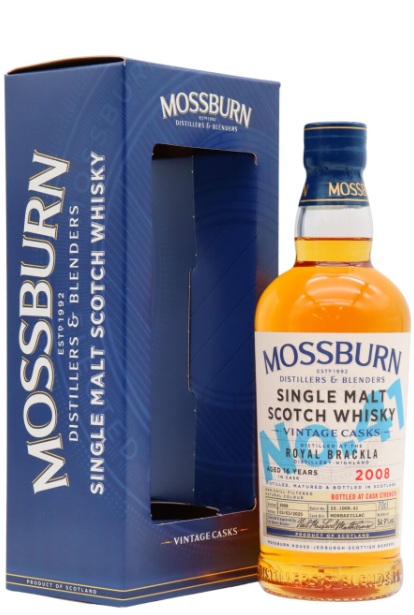 Royal Brackla Mossburn Vintage Cask Batch #41 Whisky 16 Year Old · 2008 Vintage Single Malt Scotch Whisky | 700ML