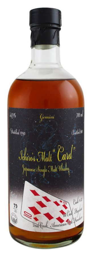 Ichiro's Malt Hanyu Ten of Diamonds 21 Year Old 1990 Single Malt Whisky | 700ML at CaskCartel.com