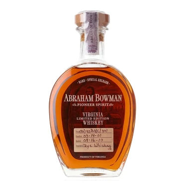 A. Smith Bowman Abraham Bowman No. 1 Virginia Rye Whiskey at CaskCartel.com