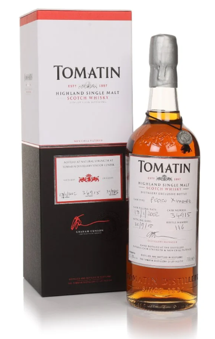 Tomatin 13 Year Old 2002 Cask #34915 Pedro Ximenez Cask - Distillery Exclusive Single Malt Scotch Whisky | 700ML at CaskCartel.com