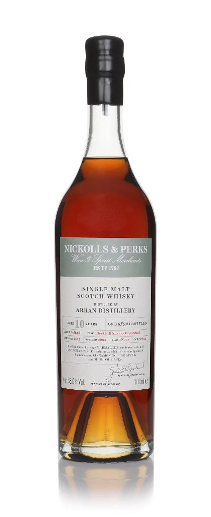 Arran 10 Year Old 2015 Cask #15/0825 - Nickolls & Perks Single Malt Scotch Whisky | 700ML at CaskCartel.com