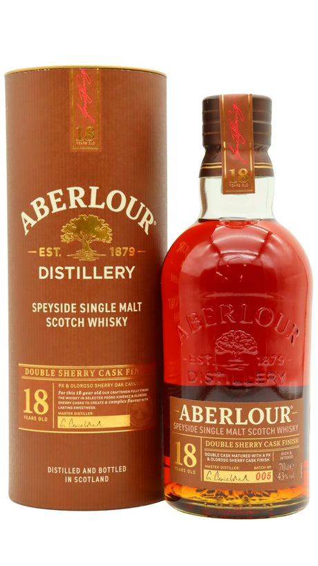 Aberlour Double Sherry Cask - Batch #005 18 Year Old Speyside Single Malt Scotch Whisky | 700ML at CaskCartel.com