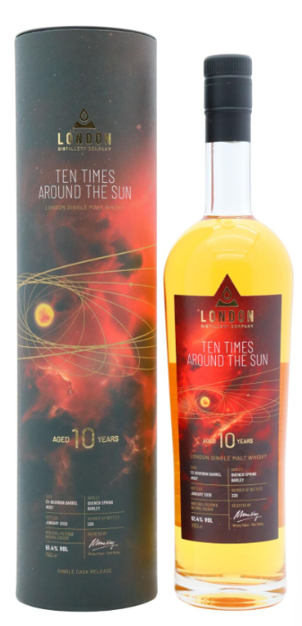 London Distillery Co. Ten Times Around The Sun 10 Year Old Single Malt Whisky | 700ML at CaskCartel.com