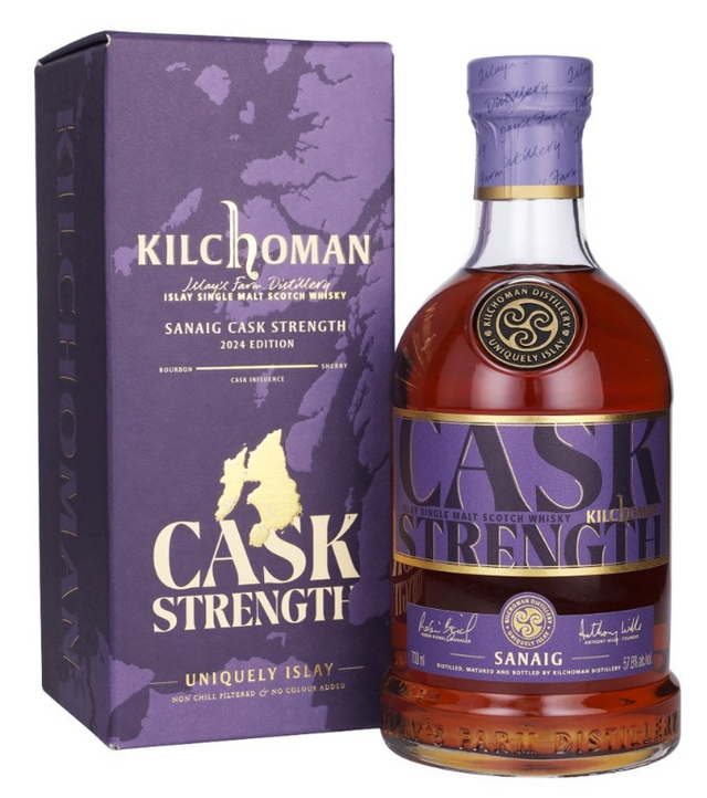 Kilchoman Sanaig Cask Strength 2024 Edition Single Malt Scotch Whisky | 700ML at CaskCartel.com