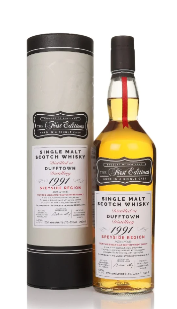 Dufftown 31 Year Old 1991 Cask #21175 The First Editions Hunter Laing Single Malt Scotch Whisky | 700ML at CaskCartel.com