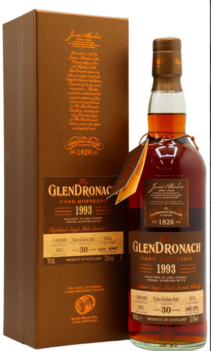 GlenDronach 30 Year Old 1993 Single Cask #6753 Single Malt Scotch Whisky | 700ML at CaskCartel.com
