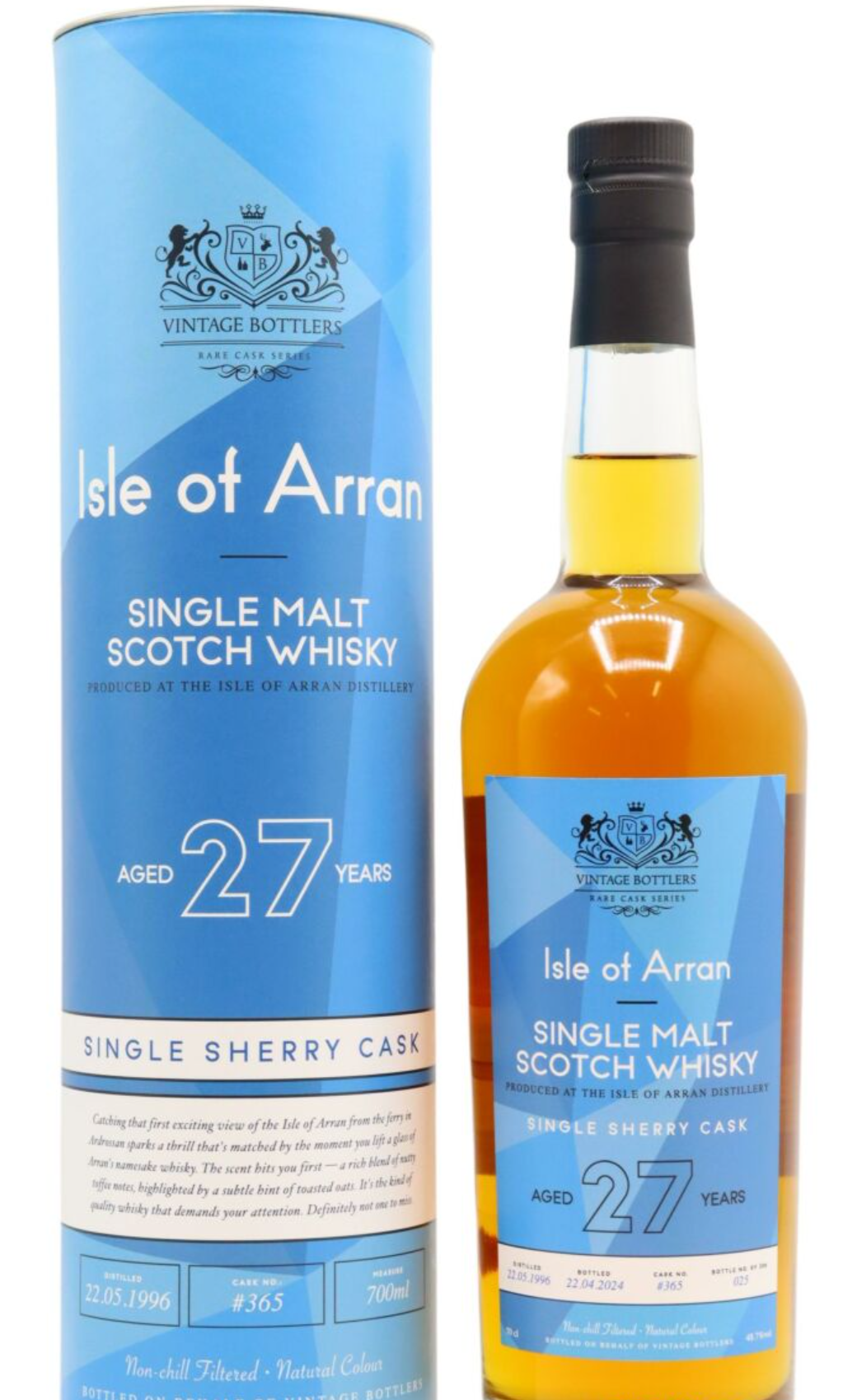 Arran Vintage Bottlers Single Cask #365 1996 27 Year Old Whisky | 700ML at CaskCartel.com
