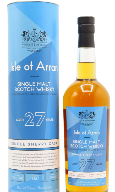 Arran Vintage Bottlers Single Cask #365 1996 27 Year Old Whisky | 700ML at CaskCartel.com
