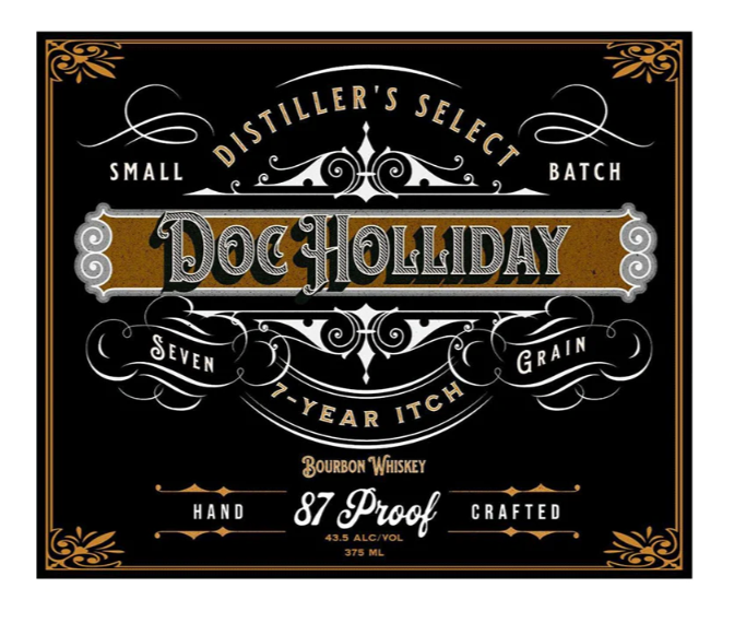 Doc Holliday 7 Year Itch Grain Bourbon Whisky | 375ML