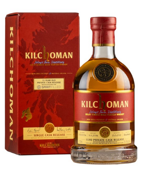 Kilchoman 15 Year Old Spiritfilled Private Cask Release Single Malt Scotch Whisky | 700ML at CaskCartel.com