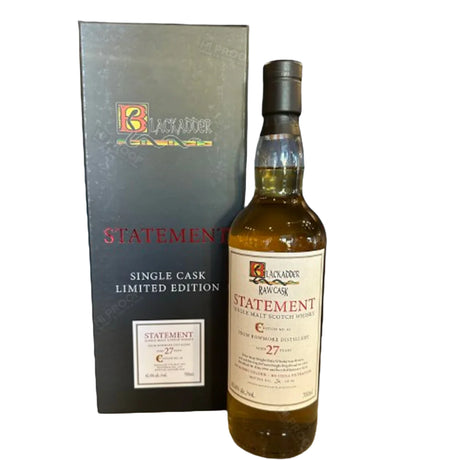 Blackadder Raw Cask Statement Bowmore 27 Year Old Single Malt Scotch Whisky | 700ML at CaskCartel.com