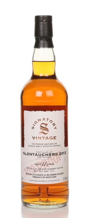 Glentauchers 11 Year Old 2012 Edition #8 Signatory Single Malt Scotch Whisky | 700ML