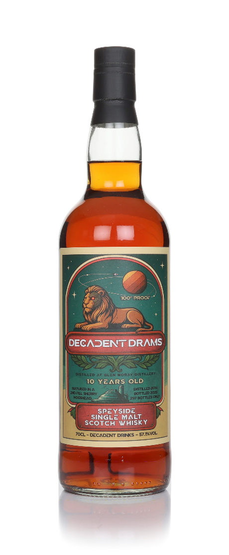 Glen Moray 10 Year Old 2014 - Decadent Drams (Decadent Drinks) Single Malt Scotch Whisky | 700ML at CaskCartel.com