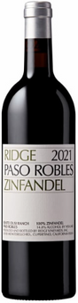 2021 | Ridge Vineyards | Paso Robles Zinfandel at CaskCartel.com