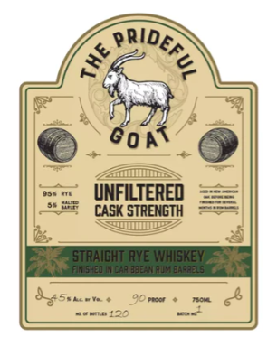 The Prideful Goat Cask Strength Finished in Rum Barrels Rye Whisky at CaskCartel.com 2