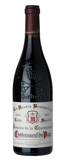 2010 | Domaine de la Charbonnière | Chateauneuf-du-Pape Les Hautes Brusquieres Cuvee Speciale at CaskCartel.com