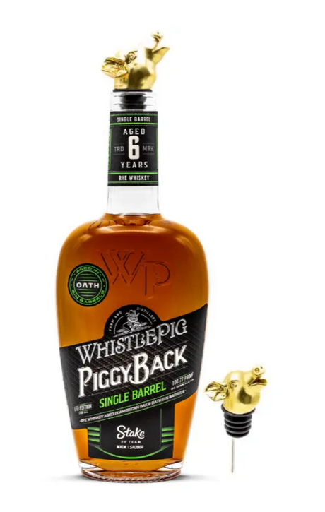 WhistlePig PiggyBack Stake F1 Team Kick Sauber Single Barrel Limited Edition Pour Snout Rye Whiskey at CaskCartel.com