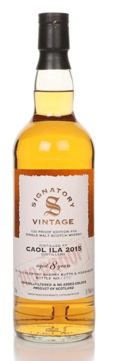 Caol Ila 8 Year Old 2015 Edition #10 Signatory Single Malt Scotch Whisky | 700ML at CaskCartel.com