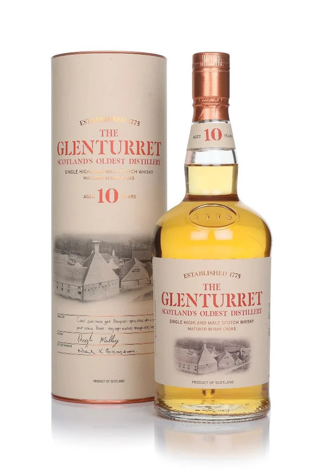 The Glenturret 10 Year Old - 2000s Single Malt Scotch Whisky | 700ML at CaskCartel.com