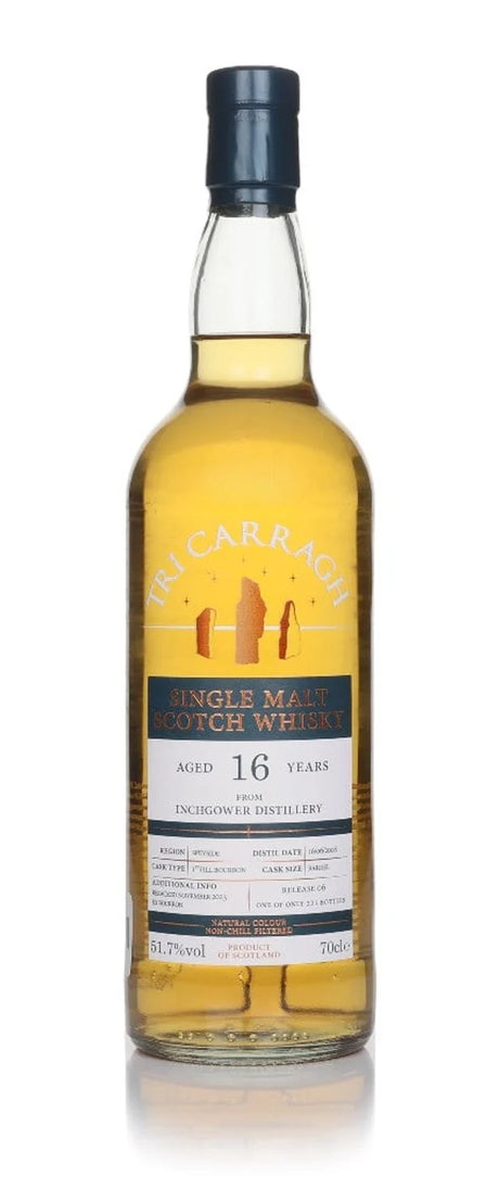 Inchgower 16 Year Old 2008 (Tri Carragh) Single Malt Scotch Whisky | 700ML at CaskCartel.com