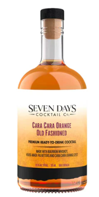 Seven Days Cocktail Co. Cara Cara Orange Old Fashioned | 375ML