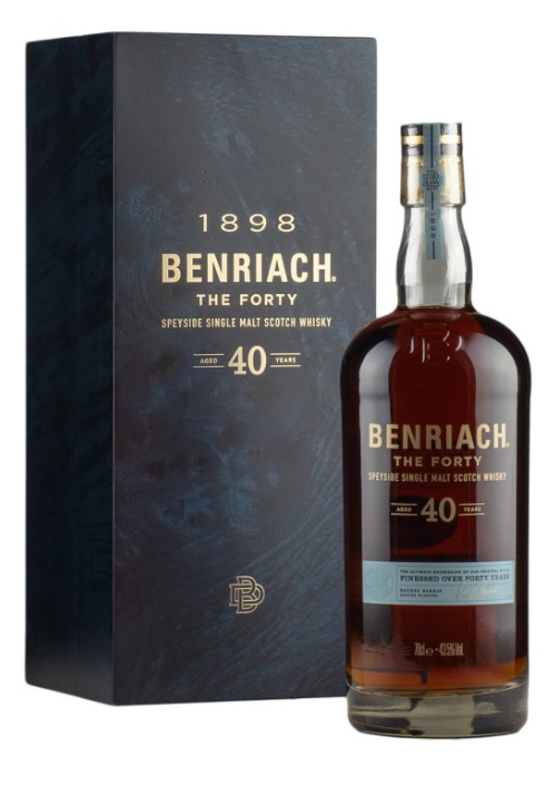 Benriach 40 Year Old The Forty Single Malt Scotch Whisky | 700ML