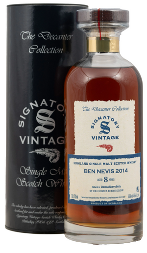 Ben Nevis 8 Year Old Whisky 2014 Signatory IBISCO Decanter | 700ML